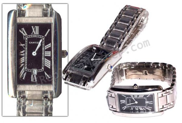 Cartier Tank Americaine Moyen Replik Uhr - zum Schließen ins Bild klicken