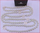 Chanel White Pearl Necklace Replica