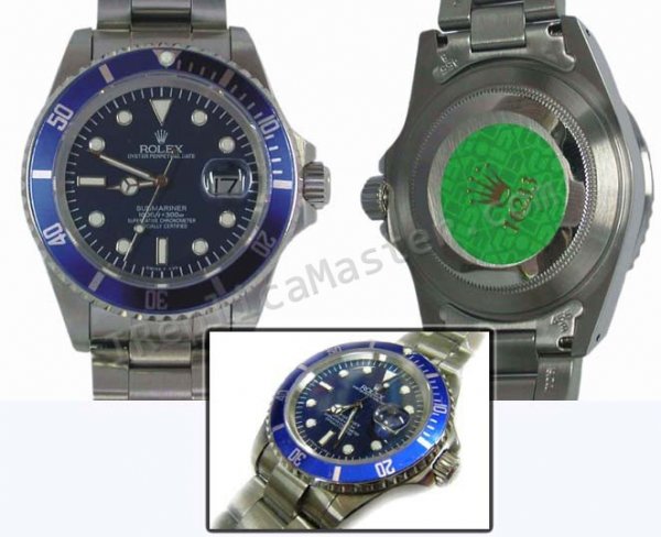 Rolex Submariner Oyster Perpetual Date Reloj Suizo Réplica - Haga click en la imagen para cerrar