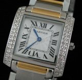 Cartier Tank Francaise Jewellery Replica Watch