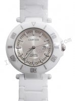 Cartier Pasha Data Real Ceramic Case And Braclet, small size Replica Watch