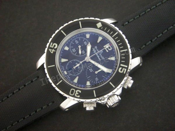 Blancpain Chronograph 50 Faden Schweizer Replik Uhr - zum Schließen ins Bild klicken