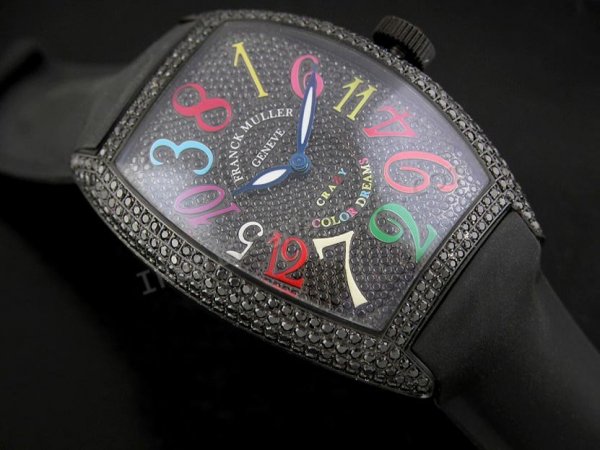 Franck Muller Crazy Hour Color Dreams Swiss Replica Watch