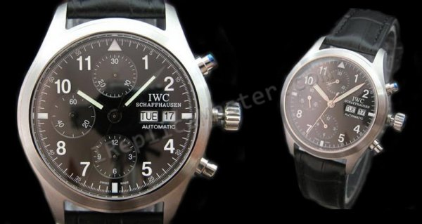 IWC Flieger Chronograph Schweizer Replik Uhr - zum Schließen ins Bild klicken