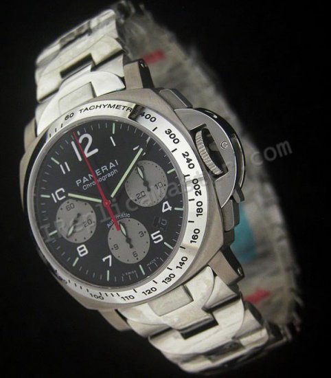 Officine Panerai PAM108 AMG Chronograph Swiss Replica Watch - Click Image to Close