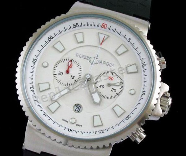 Ulysse Nardin Limited Editions Blue Seal Maxi Marine Chronograph Replik Uhr - zum Schließen ins Bild klicken