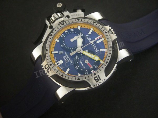Oversize Diver Graham 100T Chronofighter Schweizer Replik Uhr - zum Schließen ins Bild klicken