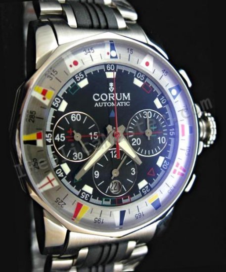 Corum Admirals Cup Chronograph Schweizer Replik Uhr - zum Schließen ins Bild klicken