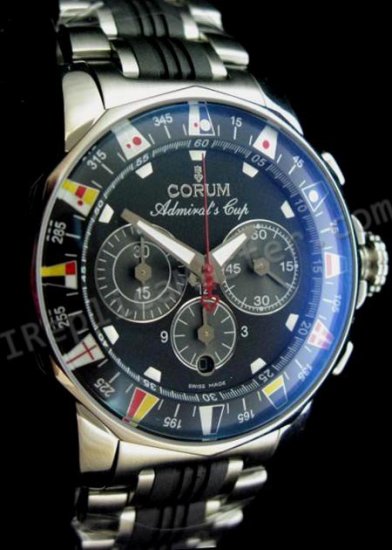 Corum Admirals Cup Chronograph Schweizer Replik Uhr - zum Schließen ins Bild klicken