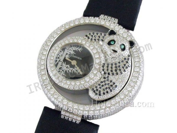 Cartier Pasha De Diamond Damenuhr Schweizer Replik Uhr - zum Schließen ins Bild klicken
