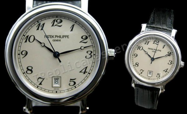 Patek Philippe Calatrava Schweizer Replik Uhr - zum Schließen ins Bild klicken