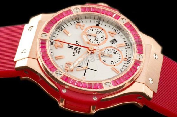 Hublot Big Bang Aspen Diamonds Chronograph Swiss Replica Watch