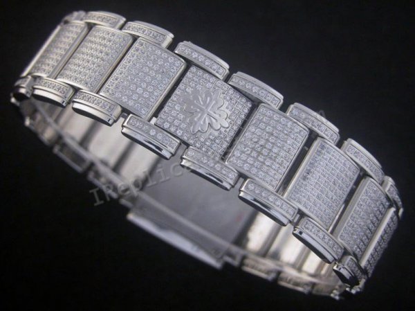 Patek Philippe 24 Hours Full Diamond Ladies Swiss Replica Watch