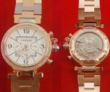 Cartier Pasha Datograph Diamonds Replica Watch