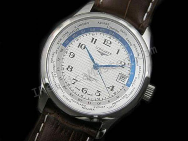 Longines Master GMT Reloj Suizo Réplica - Haga click en la imagen para cerrar