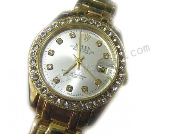 Rolex Oyster Perpetual Datejust Swiss Replica Watch - Click Image to Close