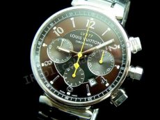 Louis Vuitton Tambour Chronograph Schweizer Replik Uhr