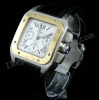 Cartier Santos 100 Chronograph Schweizer Replik Uhr