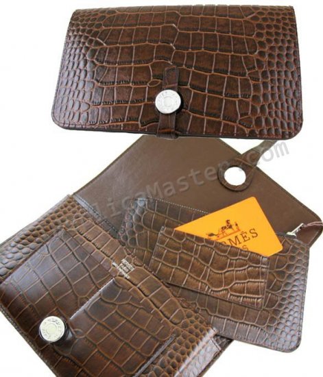 Replica Hermes Brieftasche. Set bestehend aus zwei Geldbörsen. Replik