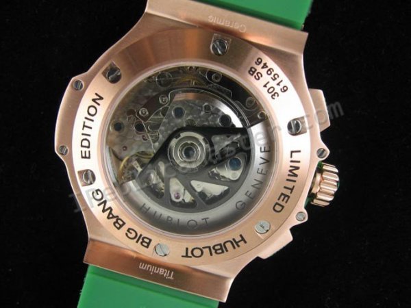 Hublot Big Bang Apple Diamonds Chronograph Schweizer Replik Uhr