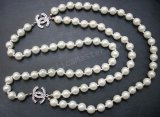 Chanel White Diamond Pearl Necklace Replik