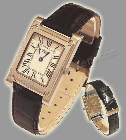 Cartier Tank a vis Replik Uhr