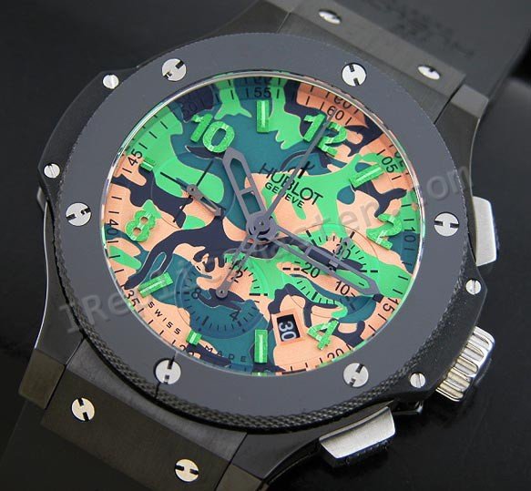 Hublot Commando Bang Green Camouflage Limited Edition Schweizer Replik Uhr
