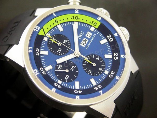 CBI Edición Especial Aquatimer Cronógrafo Cousteau Divers Reloj Suizo Réplica