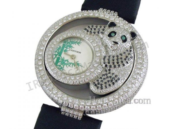 Cartier Pasha De Señoras Diamante Reloj Suizo Réplica