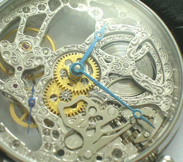CBI Esqueleto portugués Reloj Suizo Réplica