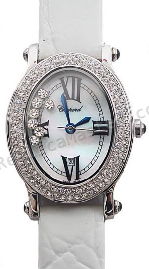 Chopard Diamantes Fecha Feliz Réplica Reloj