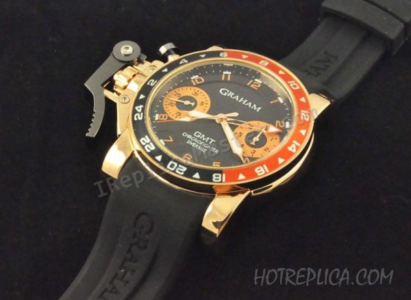 Graham Chronofighter Oversize Mira GMT Datograph Réplica Reloj