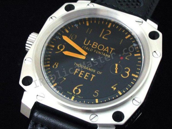 U-Boat Miles de MS pies Reloj Suizo Réplica