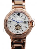 Cartier globo Bleu de Cartier reloj Tourbillon réplica Diamantes Réplica Reloj