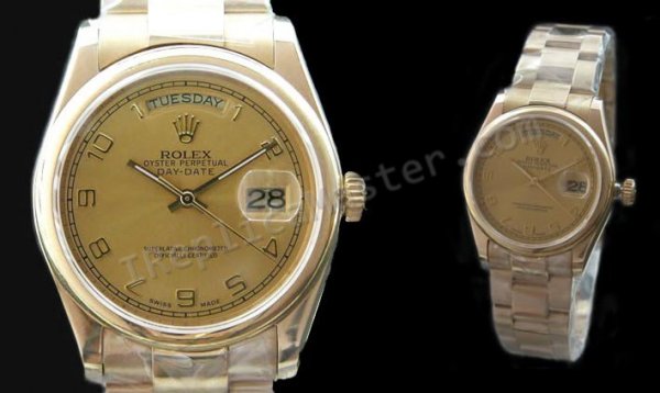 Rolex Oyster Día Perpetuo-Date Reloj Suizo Réplica