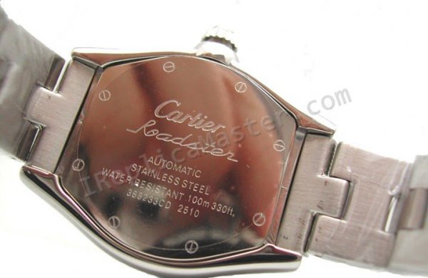 Cartier Roadster Diamantes Calendario Réplica Reloj