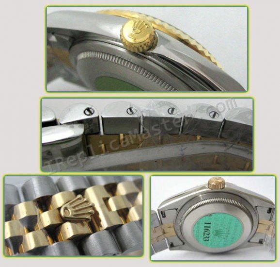 Señoras Rolex Oyster Perpetual Datejust Ciudadano Reloj Suizo Réplica