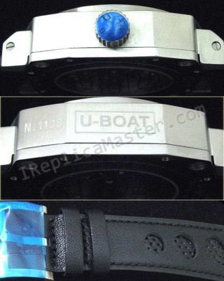 U-Boat Miles de MS pies Reloj Suizo Réplica