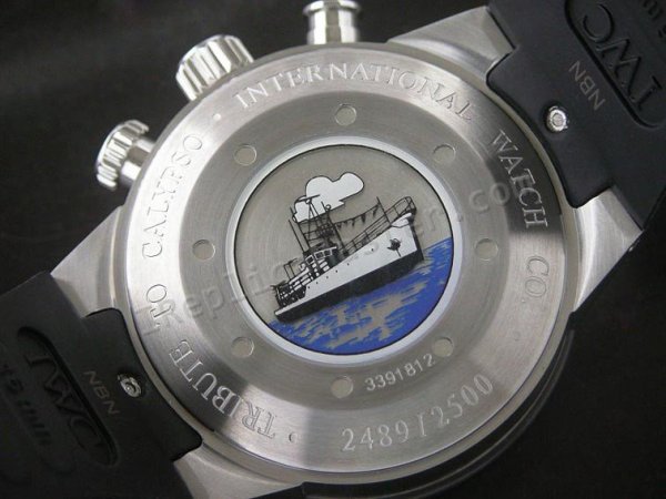 CBI Edición Especial Aquatimer Cronógrafo Cousteau Divers Reloj Suizo Réplica