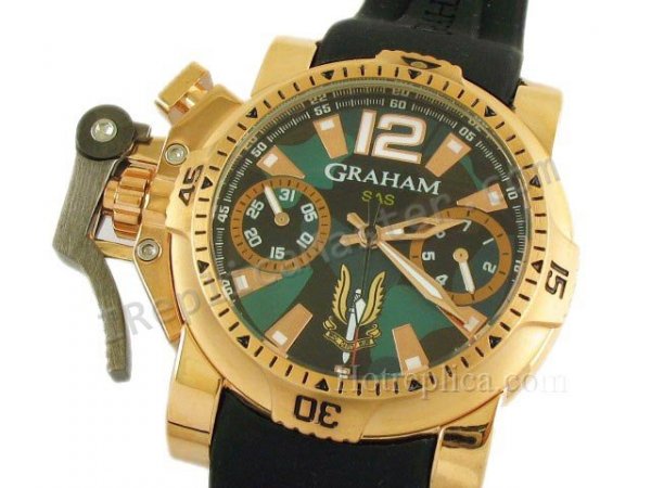 Graham Chronofighter oversize de titanio SAS Réplica Reloj