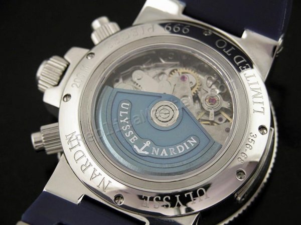 Ulysse Nardin Marina cronógrafo suizo réplica Reloj Suizo Réplica