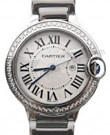 Cartier globo Bleu de Cartier Diamantes, tamaño grande,s Réplica Reloj