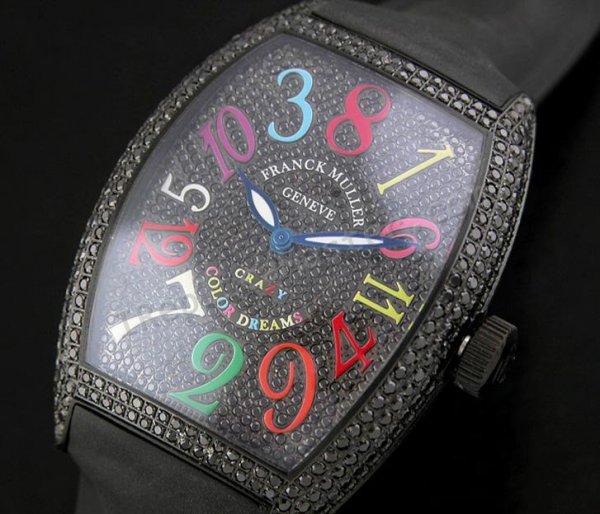 Franck Muller horas Color Crazy Dreams Reloj Suizo Réplica