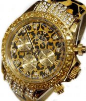 Cosmograph Daytona Rolex Watch Leopard Réplique Montre
