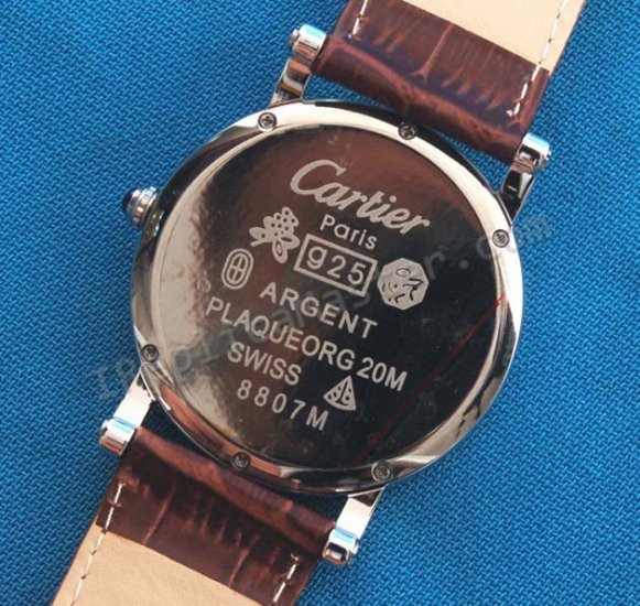 Montre Cartier Ronde Louis Datograph Réplique Montre