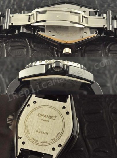 Chanel J12, Real boîtier en céramique; braclet, 40mm Réplique Montre