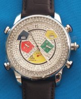Jacob & Co Cinq Calendrier perpétuel Watch Full Réplique Montre grandeu