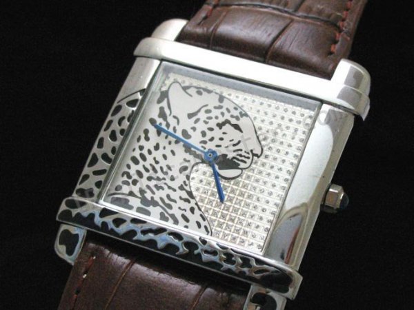 Edition Cartier Tank Chinoise Limited, de grande taille Réplique Montre