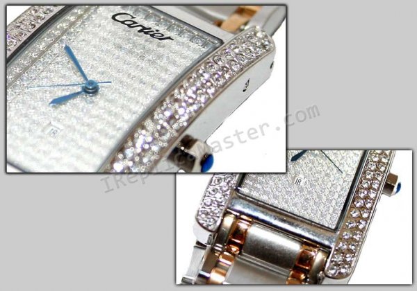 Cartier Tank Americaine Diamonds Replica Orologio