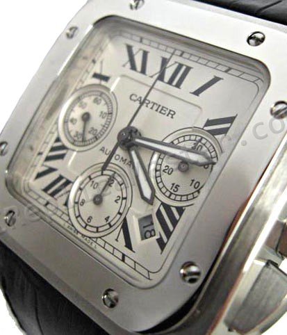 Cartier Santos 100 Chronograph Replica Orologio svizzeri